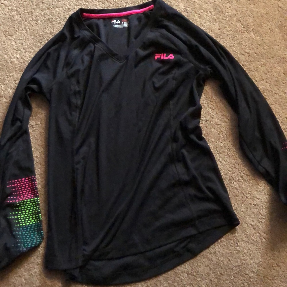 Fila sport polyester athletic top